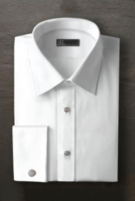 Evan White Laydown Tuxedo Shirt Ike Evening by Tuxedo Authentic Brand main image 0