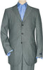 Mid Gray Business Men Suit Super 150 Three - 3 Buttons Style premier quality italian fabric Design - mensusa