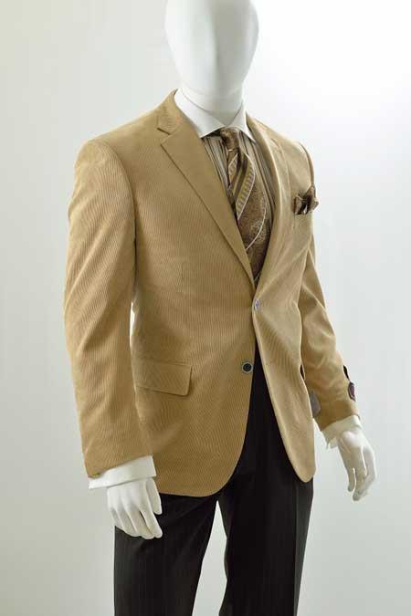 Corduroy Khaki Blazer