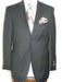 Navy Extra Fine Poly-Rayon Feel Tone on Tone Summer Light Weight Fabric Cheap Priced Business Suits Clearance Sale mensusa