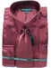 New Wine/Burgundy ~ Maroon ~ Wine Color Satin Dress Shirt Tie Combo Shirts mensusa