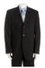 Notch Lapel Side Vented Simple & Classy Solid Black Super 150'S Wool & Back Side Vented Available In 2 Or 3 Buttons Style Regular Classic Cut - mensusa