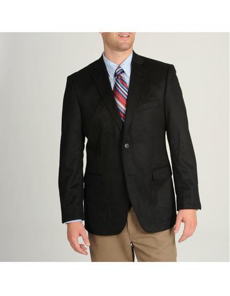 Men s Black Designer Fashion Dress Casual Blazer