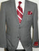 Pinstripe touch fabric Suit By ~ Authentic Mantoni Brand Pin Stripe- High End Suits - High Quality Suits mensusa