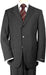 Premier quality italian fabric Charcoal Gray Super 150's Men's Suits - Color: Dark Grey Suit - mensusa