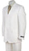 Pure Solid Light Non Wrinckle 3 Buttons Men's Dress Suits For Men - All White Suit mensusa