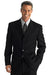 Rayon 3 buttons 100% Soft black color Niceest Cool Polyster summer Suits mensusa