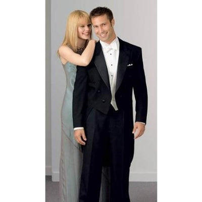 Red Tailcoat Tail Tuxedo Peak Lapel Men's Tuxedo Jacket with the tail suit (Wholesale price $95 (12pc&UPMinimum)) mensusa