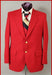 Regular $399 Men's Hot Red 2 Button Cheap Priced Blazer Jacket For Men Sportcoats mensusa