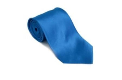 Royalblue 100% Silk Solid Necktie With Handkerchief Buy 10 of same color Tie For $25 Each-Men's Neck Ties - Mens Dress Tie - Trendy Mens Ties mensusa