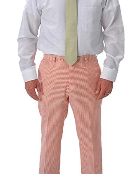 Black sear sucker Slacks Dress Pants for Men