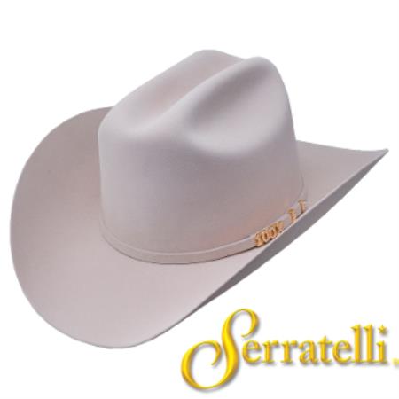 Tejana Serratelli Hat Company-100x Beaver Fur Felt Western Cowboy Hat â€“ Buck Skin
