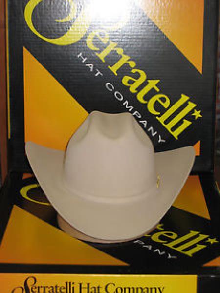 Tejana Serratelli Designer 100x El Comandant Buckskin 3 1/2 Brim Western Cowboy Hat