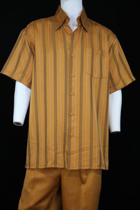 Men's Cross Striped Short Sleeve Black Single Left Side Pocket main image 0