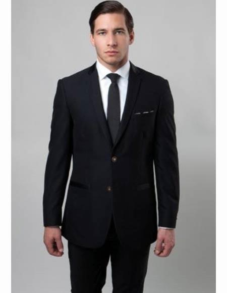 Men's Slim Fit Two Button Suit