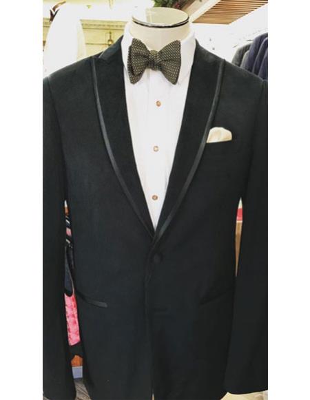 Men's Velvet Trim Wedding ~ Prom 2026 ~ Fancy Tuxedo Men's blazer Jacket For Men