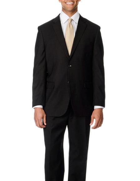 Brand: Caravelli Collezione Suit - Caravelli Suit - Caravelli italy Caravelli Men's Black 2 Button Double Vent Suit