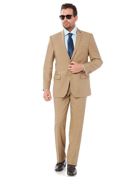 Fiorelli Men's Brown Teakweave 2-button Vested three piece suit main image 0