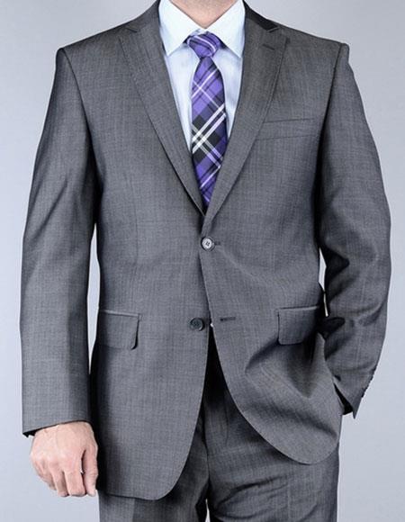 Giorgio Fiorelli Suit Men's Sharkskin Affordable Authentic Giorgio Fiorelli Brand suits