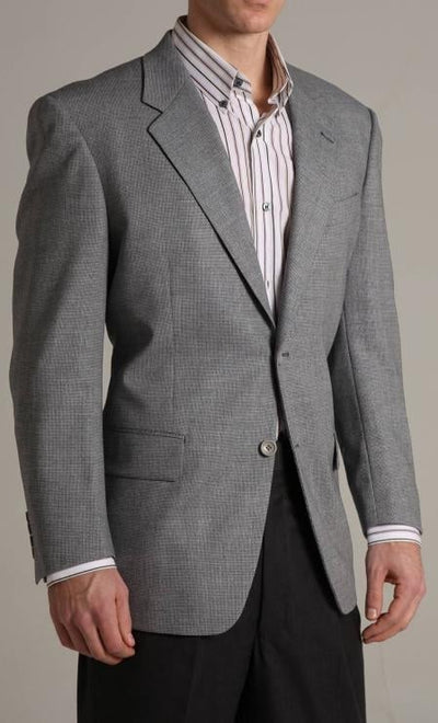 Single Breasted Grey-ish Blue Two buttoned Sports Jacket Cheap Priced Blazer Jacket For Men Online mensusa