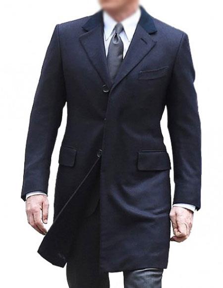 Men’s Cotton Navy Blue coat