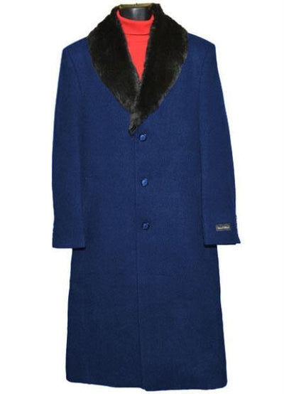 Navy Blue Overcoat