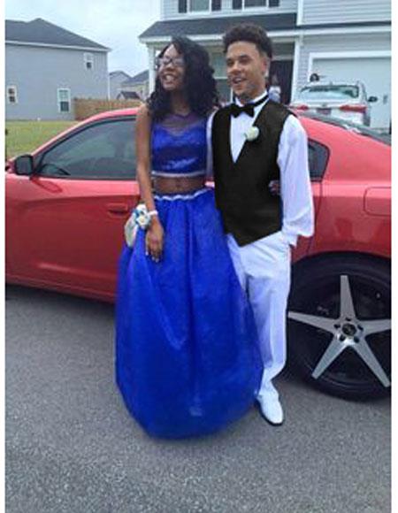 Men's Black Shirt Prom 2026 or Wedding