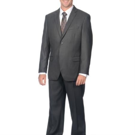Men's 2 Button Slim Fit Dark Navy Pinstripe affordable Cheap Priced Business Suits Clearance Sale online sale main image 0