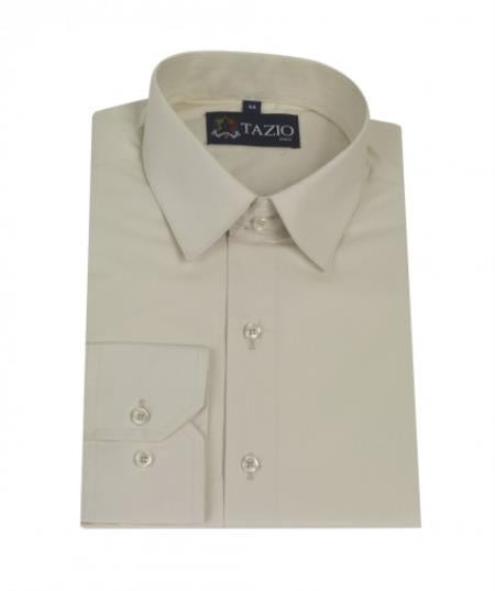 Affordable Clearance Cheap Mens Dress Shirt Sale Online Trendy - PREMIUM TIE - Silver Men's Dress Shirt main image 1
