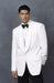 Snow White Dinner Jacket 100% Poly - Cheap Priced Blazer Jacket For Men Online1 Button Shawl Collar mensusa