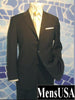 Solid Black Available in 2 or 3 Buttons Style Regular Classic Cut Very Light Soft Super 120's - mensusa