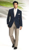 Solid Dark Navy Blue Suit For Men 2 Button Sport Coat Jacket Cheap Priced Unique Dress Blazer For Men Jacket For Men Sale + Any Color Dress Pants For Men mensusa