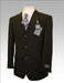 Strictly Business Solid Jet Black Super 120'S Wool Made In China Available In 2 Or 3 Buttons Style Regular Classic Cut ( 1 Pleat Pant) - mensusa