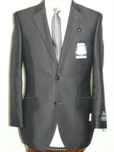 Summer Light Weight Fabric Charcoal 2 Button Cheap Priced Business Suits Clearance Sale - Color: Dark Grey Suit mensusa