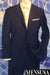 Superior Dark Navy Blue Suit For Men Light Weight Premier Quality Italian Fabric Super 120'S Men Business - mensusa