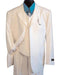 TS03V WHITE EXTRA FINE Light Weight 3 ~ Three Piece Suit Soft Fabirc 3PC VESTED - mensusa