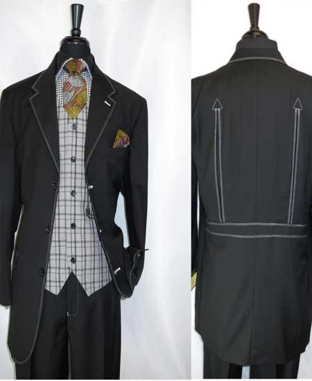 Men's Suit Vest + Gray (Vest and Pants) main image 1