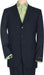 Three Button Suit Style Dark Blue premier quality italian fabric 3 Button style Super 150's - mensusa