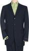 Three Button Suit Style Dark Blue premier quality italian fabric 3 Button style Super 150's - mensusa