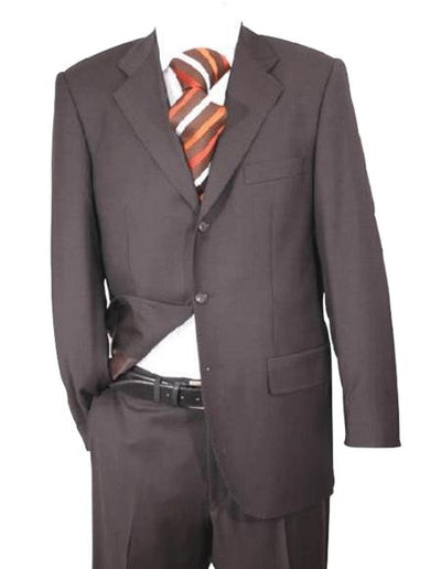 Three Buttons Style suit Dark Gray/Blue Super 150's Rayon Viscose Italian Fabric Design (One Pleat) - mensusa