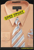 Trendy high quality Men's Basic Shirt with Matching Tie and Hanky dress set Men's Dress Shirt mensusa