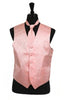Tuxedo Vest - Wedding Vest Peach paisley tone on tone Waist coat Tie Set - Men's Neck Ties - Mens Dress Tie - Trendy Mens Ties mensusa