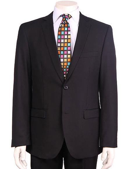Mens Plaid Suit Vitali Charcoal Windowpane 2 Button Men's Slim Cut Suit main image 1