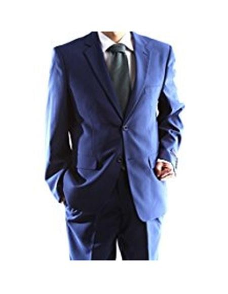 Blue 2 Button Suit (We have more Braveman suits Call 1-844-650-3963 to order)