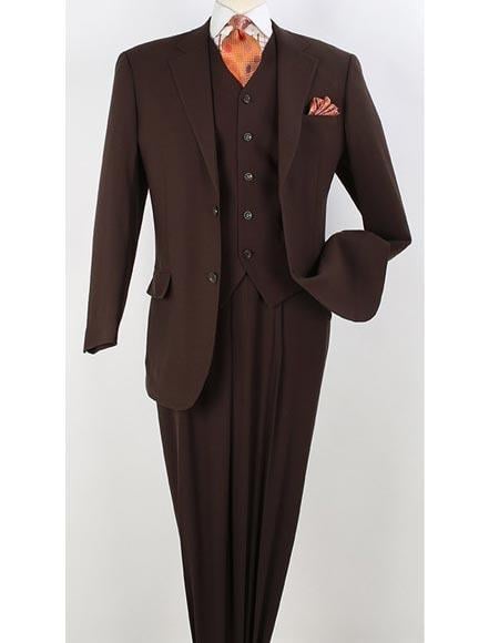 Apollo King Brown Modern Fit 2-Piece Suit main image 0