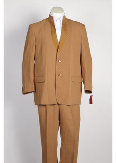 Men's 2 Button Chestnut Suit
