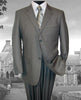 Two Button GRAY Pattern SUPER 140'S EXTRA FINE premier quality Online Sale Clearance COLOR 2PC Business ~ Wedding 2 piece Side Vented 2 Piece Suits For Men mensusa