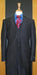 Two Button Navy Pinstripe Flat Front three piece suit mensusa