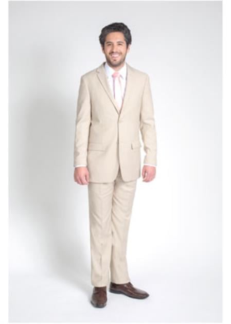 Mens Suits Los Angeles Why Rent To Setup The Group - Call: 3104300939 Men's 2 Button Groomsmen Suits ~ Groom Wedding Tan/Beige Slim Fit Suit - 90 Days Delivery Custom Made