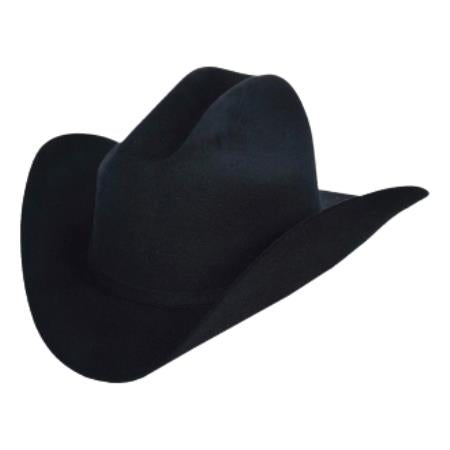 Los Los Altos Hats-Valentin Style Cowboy Hat â€“ Black